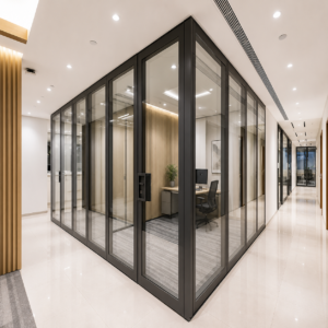 Commercial Aluminum Fabrication Glass Work