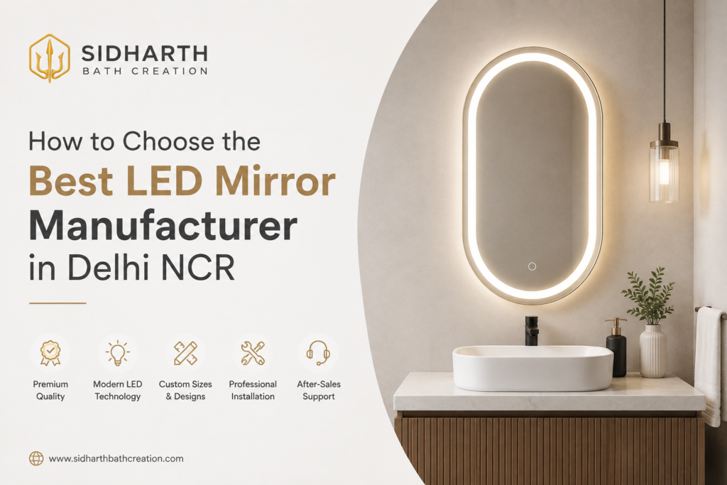 LED Mirror Manufacturer In Delhi – Sidharth Bath Creation
